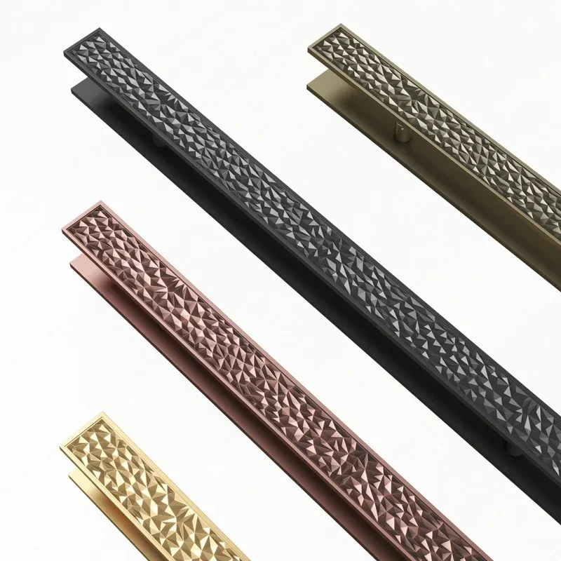 Heavy duty Chinese outer door Main door handle Wooden glass handle Accessories Aluminum alloy handle