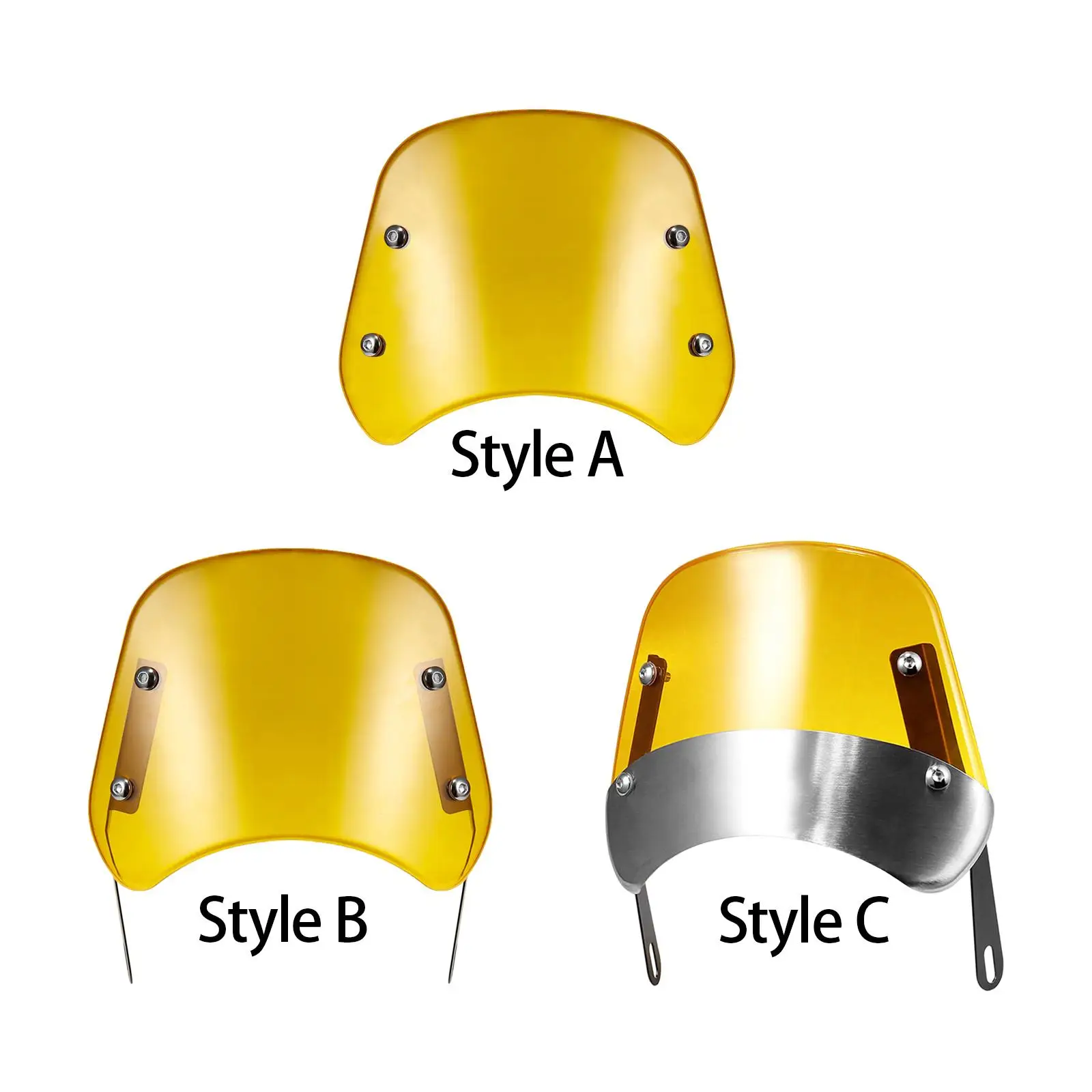 

Wear Resistant Motorcycle Windshield Motorcycle Wind Deflector Repair Parts