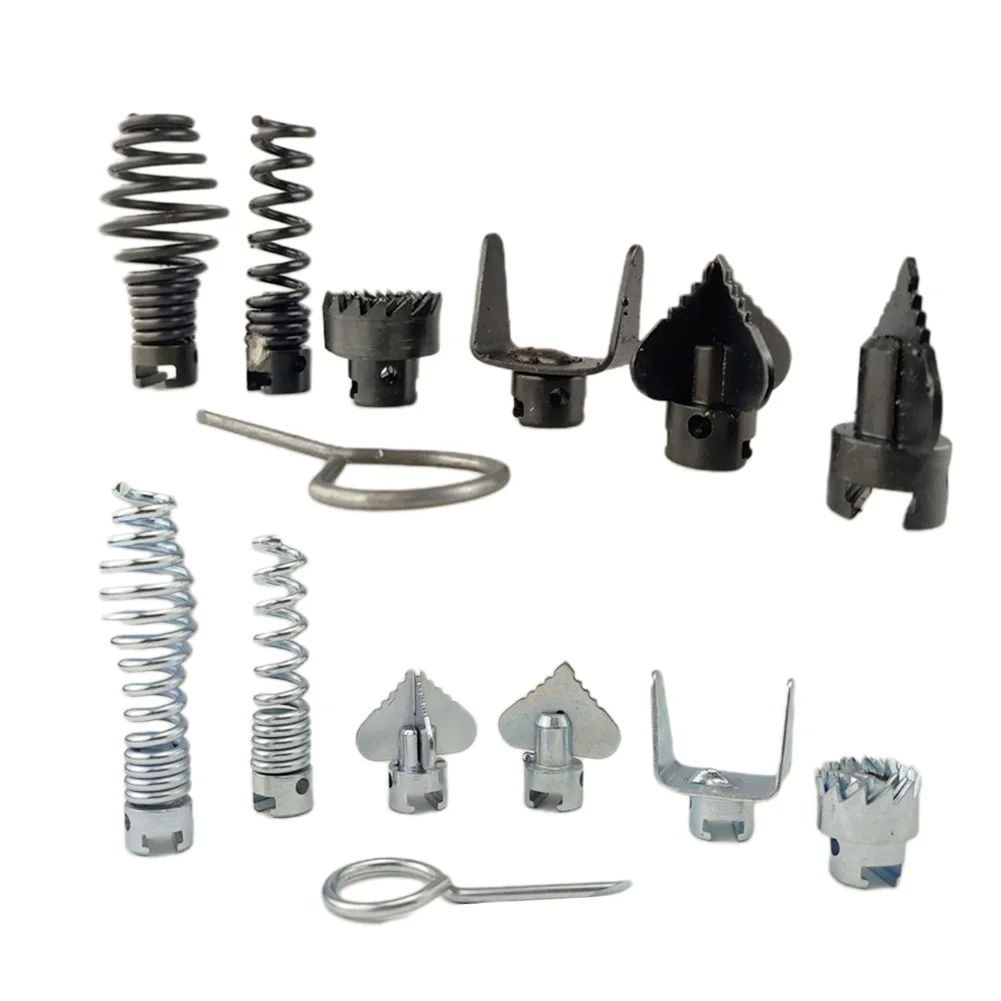 

7PCS 16mm Diameter Pipeline Dredge Device Sewer Dredging Machine Accessories Dredging Spring Blade Spring Cleaning Head Tools