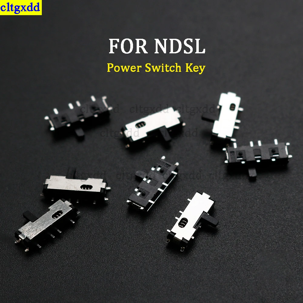 Cltgxdd 5piece is suitable FOR NDSL game console switch button, main power switch, key switch, repair parts replacement 