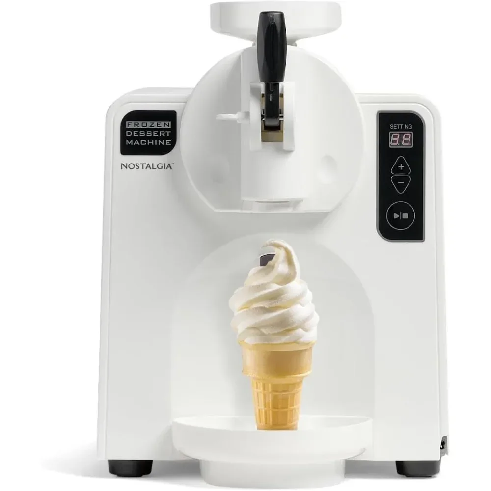 

e Ice Cream & Frozen Dessert Machine, Makes 1 Quart of Ice Cream, Milkshakes, Frozen Yogurt,