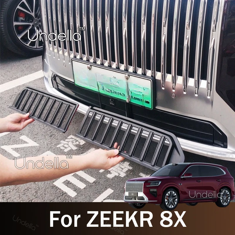 For ZEEKR 8X 2026 2027 Front Grille Insect Screen Protection Mesh Anti Bug Dustproof Net Car Exterior Accessorie Removable Guard