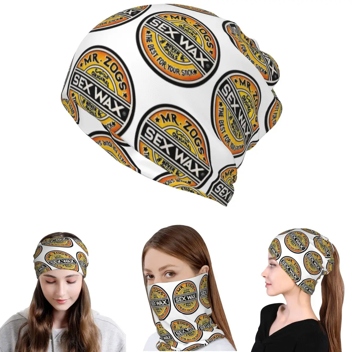 Mr Zogs Sex Wax Bandana Halstuch, magischer Schal, warme Gesichtsmaske, Mütze, Unisex, für Erwachsene, waschbar