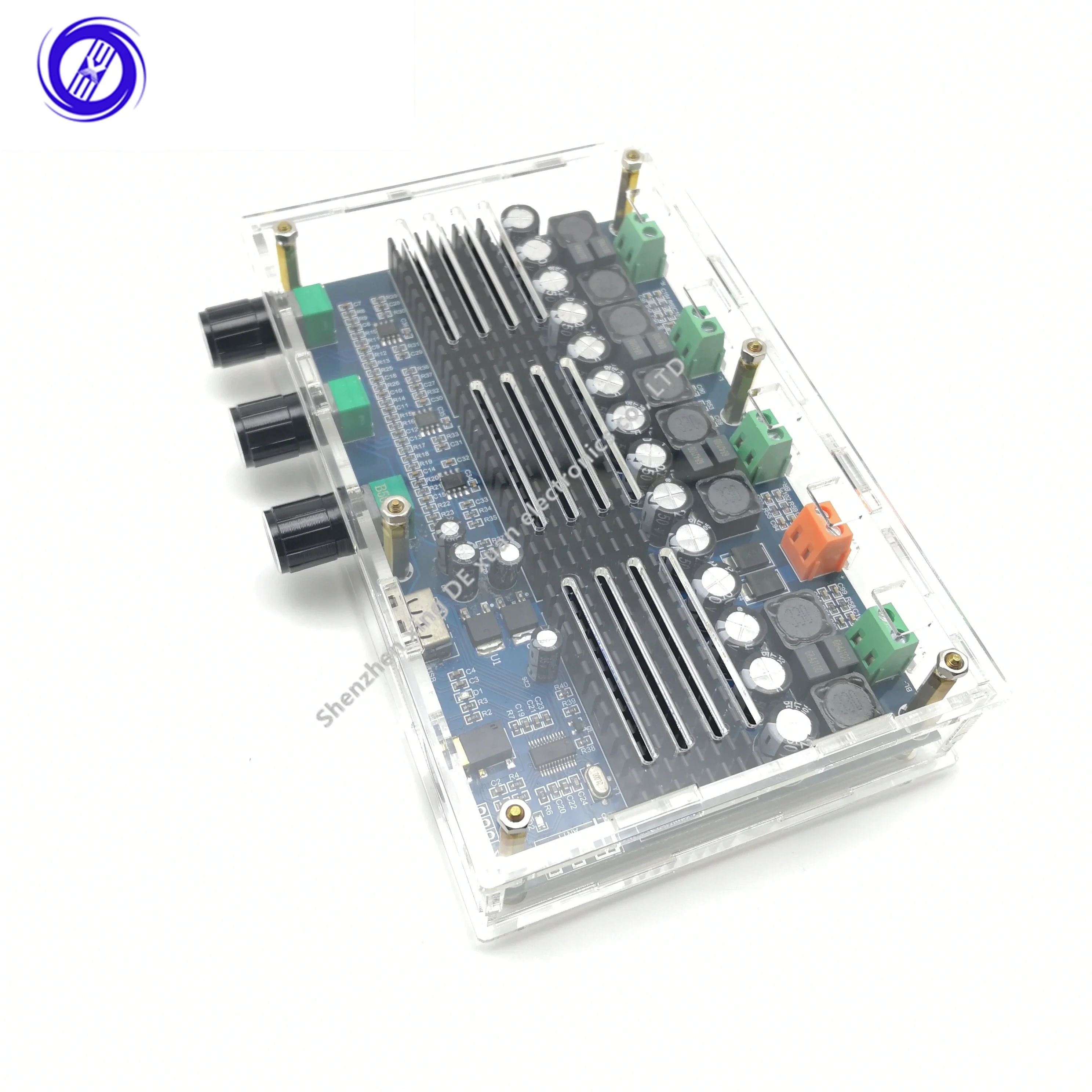 1pcs XH-A310 TPA3116D2 50Wx2+100Wx2 Digital power Amplifier Board 4 Channels Stereo Dual Bass Subwoofer AMP home Theater