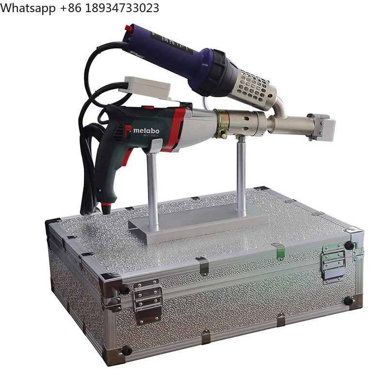 

Портативный сварочный экструдер с подогревом Wp40h 3400 Вт, горячий воздух, HDPE пластик