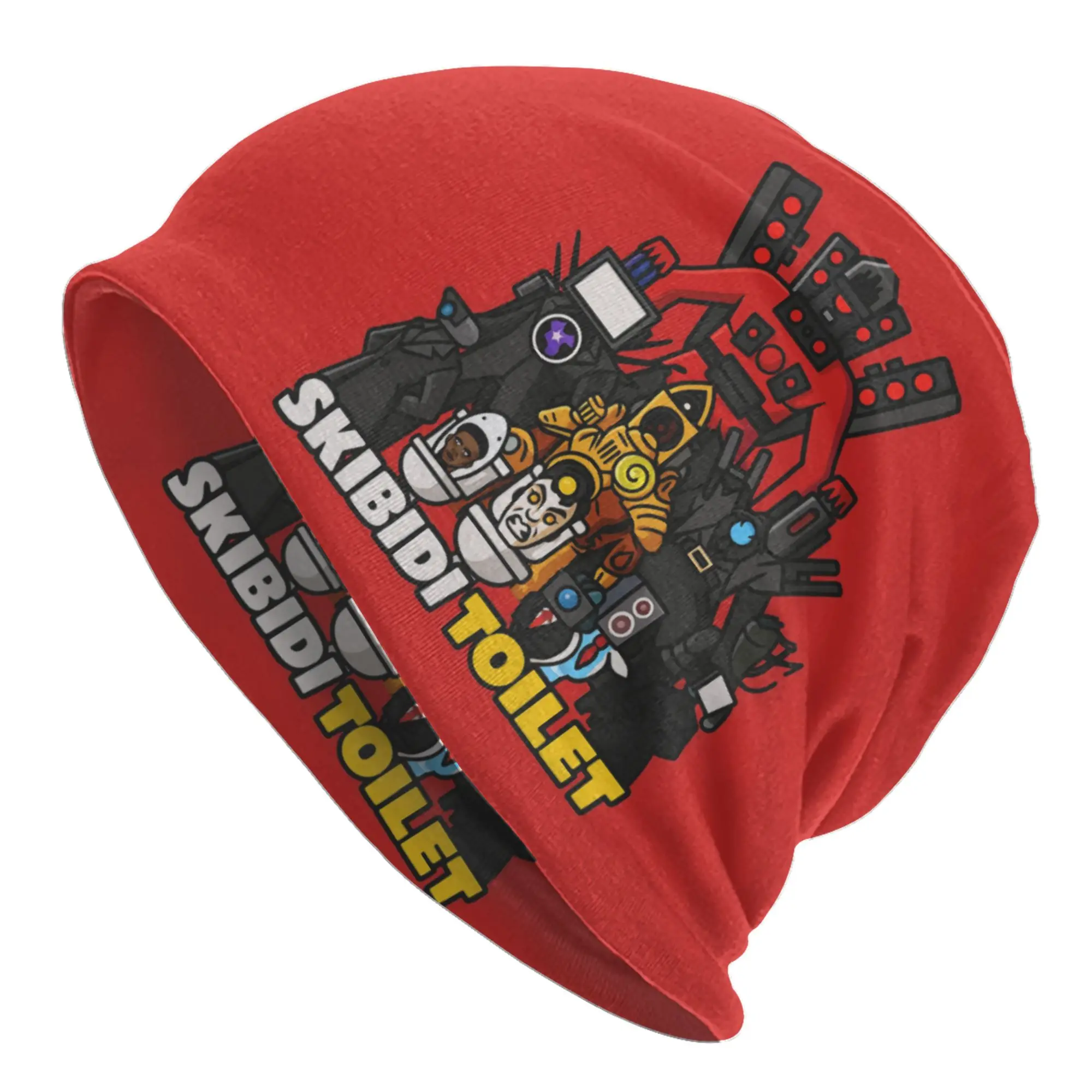 Titan Speakerman Skibidi Toilet  Skullies Beanies Caps Cool Winter Warm Men Women Knit Hats Unisex Adult  Bonnet Hats