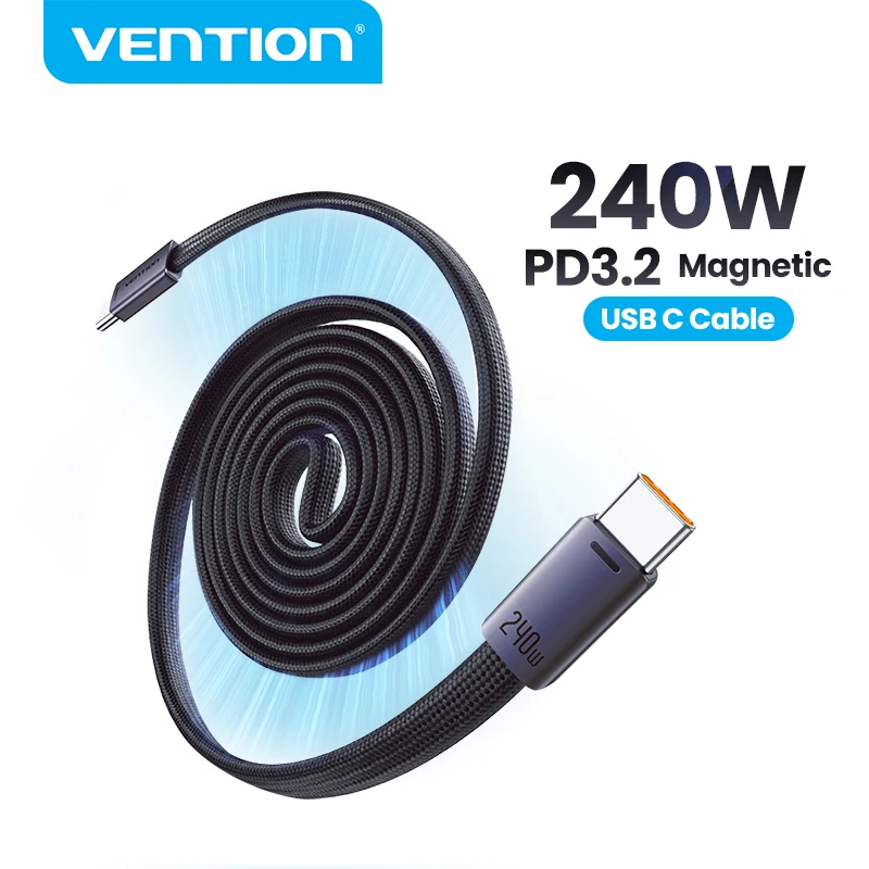 cabo-magnetico-vention-240w-usb-c-tipo-c-para-tipo-c-cabo-de-carregamento-rapido-para-iphone-17-16-15-pro-max-samsung-s26-macbook