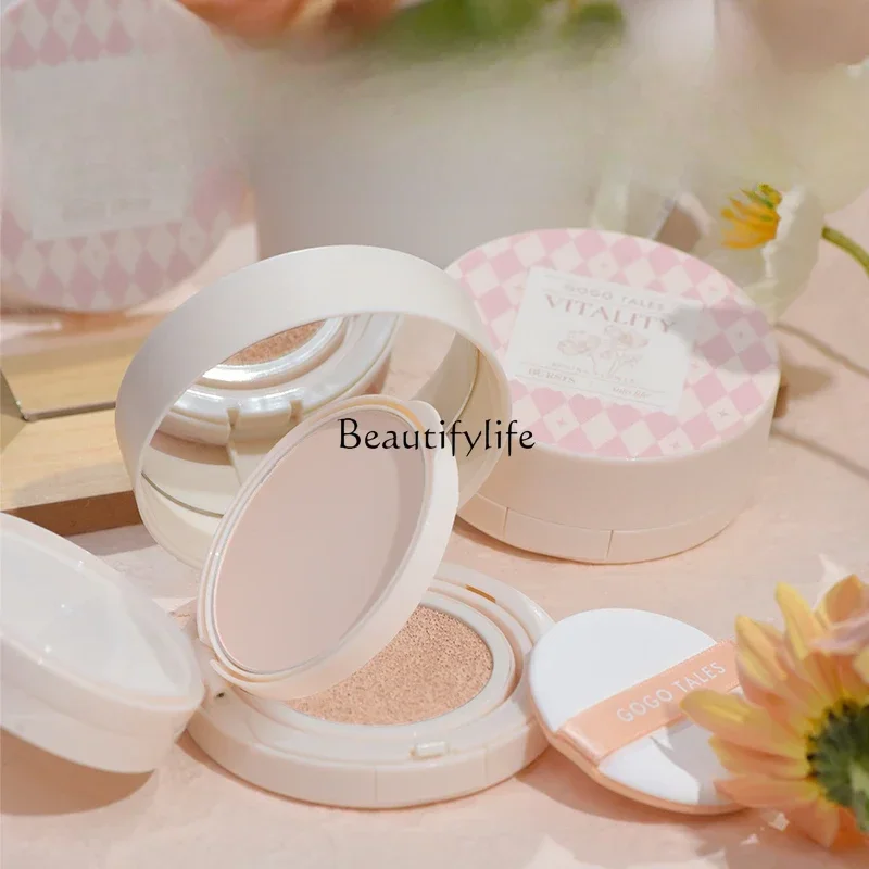 Double-Layer Cushion Foundation Two-in-One BB Cream Concealing and Setting Not Easy to Makeup