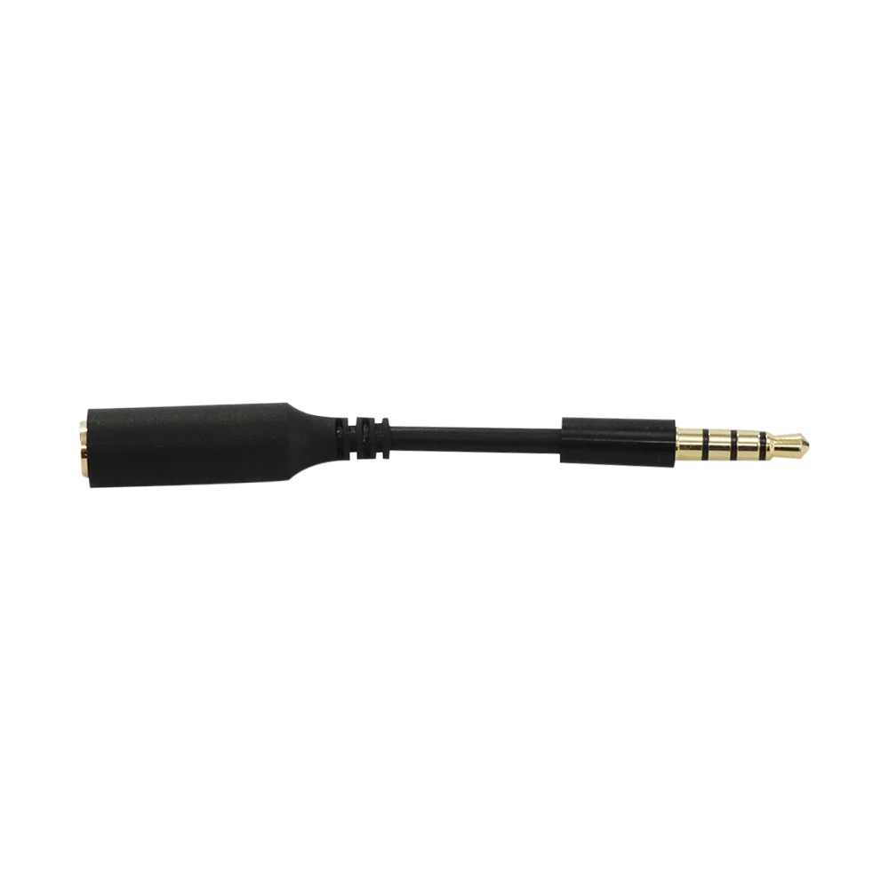 7.5cm 3.5mm Stero Male to Female M/F Plug Jack Headphone Audio Extension Short Cable Supports microphone calls