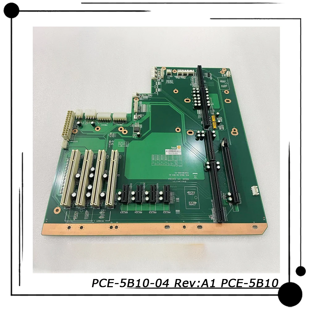 

PCE-5B10-04 Rev: A1 PCE-5B10 Оригинальная объединительная плата промышленного компьютера Advantech 4 PCI 4 PCIEX1 1 PCIEX16 Идеально протестировано