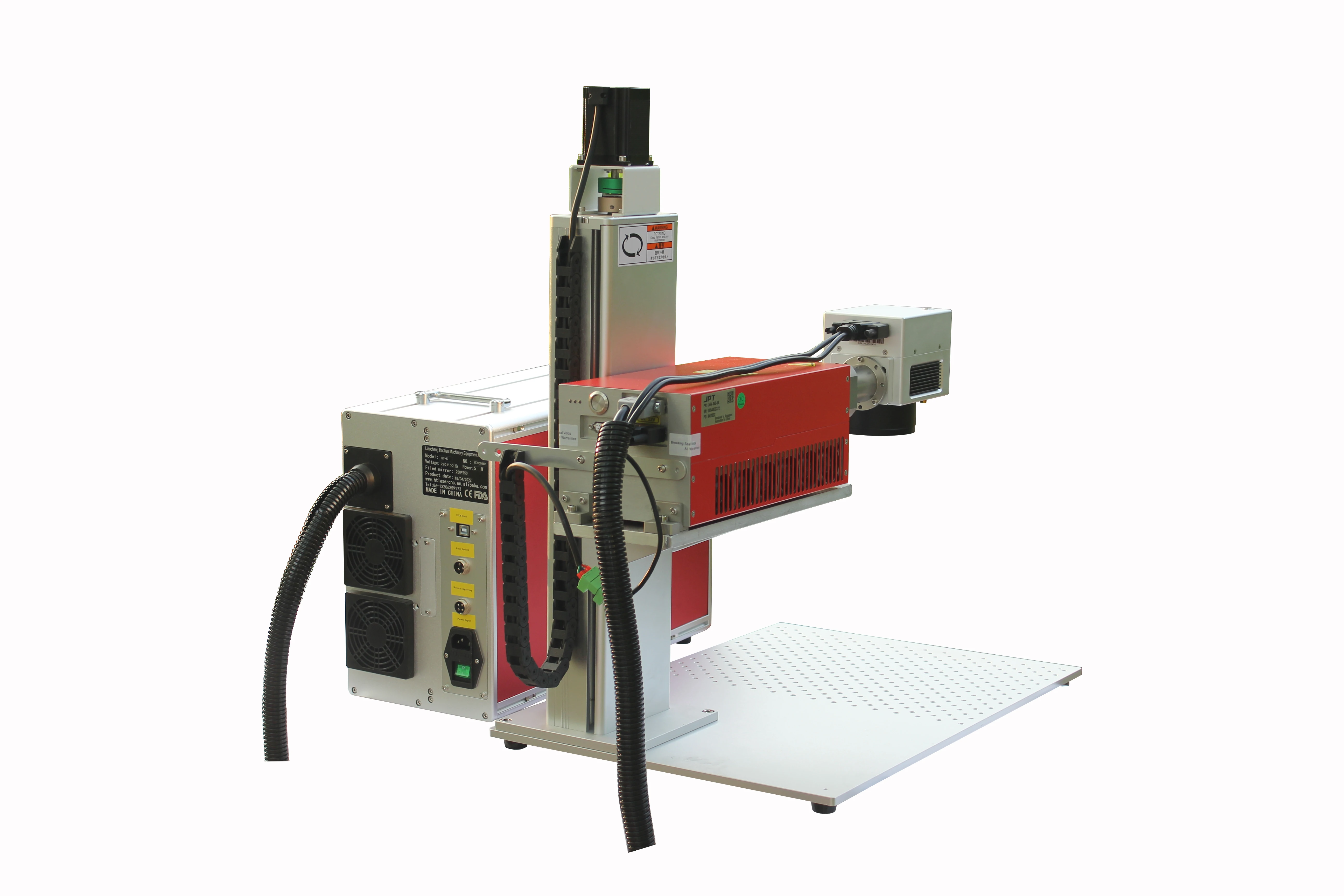 Ultraviolet on Line Dynamic Flying 5W UV Laser Marking Machine for Snack Packaging Pharma Packaging Date Code Marking