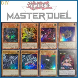 HZ Anime Yu-Gi-Oh DIY ACG VJUMP JUMP Black Magician Champion Card Boy Battle Game Toys Collectible Card Christmas Birthday Gift