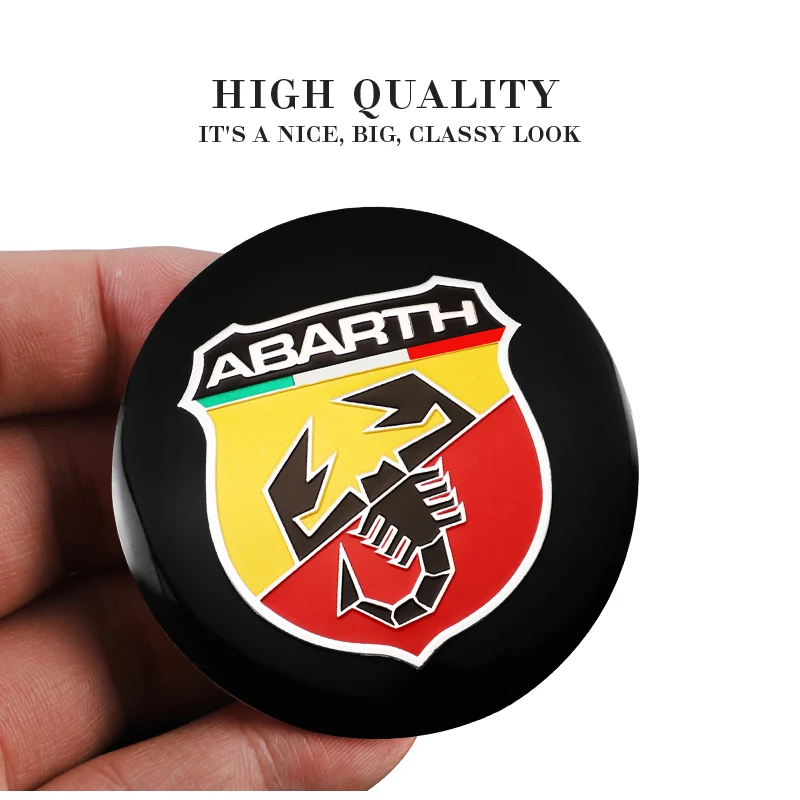 56 مللي متر سيارة محور عجلات غطاء مركزي شعار معدني ملصقات لشركة فيات بونتو أبارث تيبو ستيلو باليو برافو دوبلو الباندا دوكاتو فيورينو UNO #2