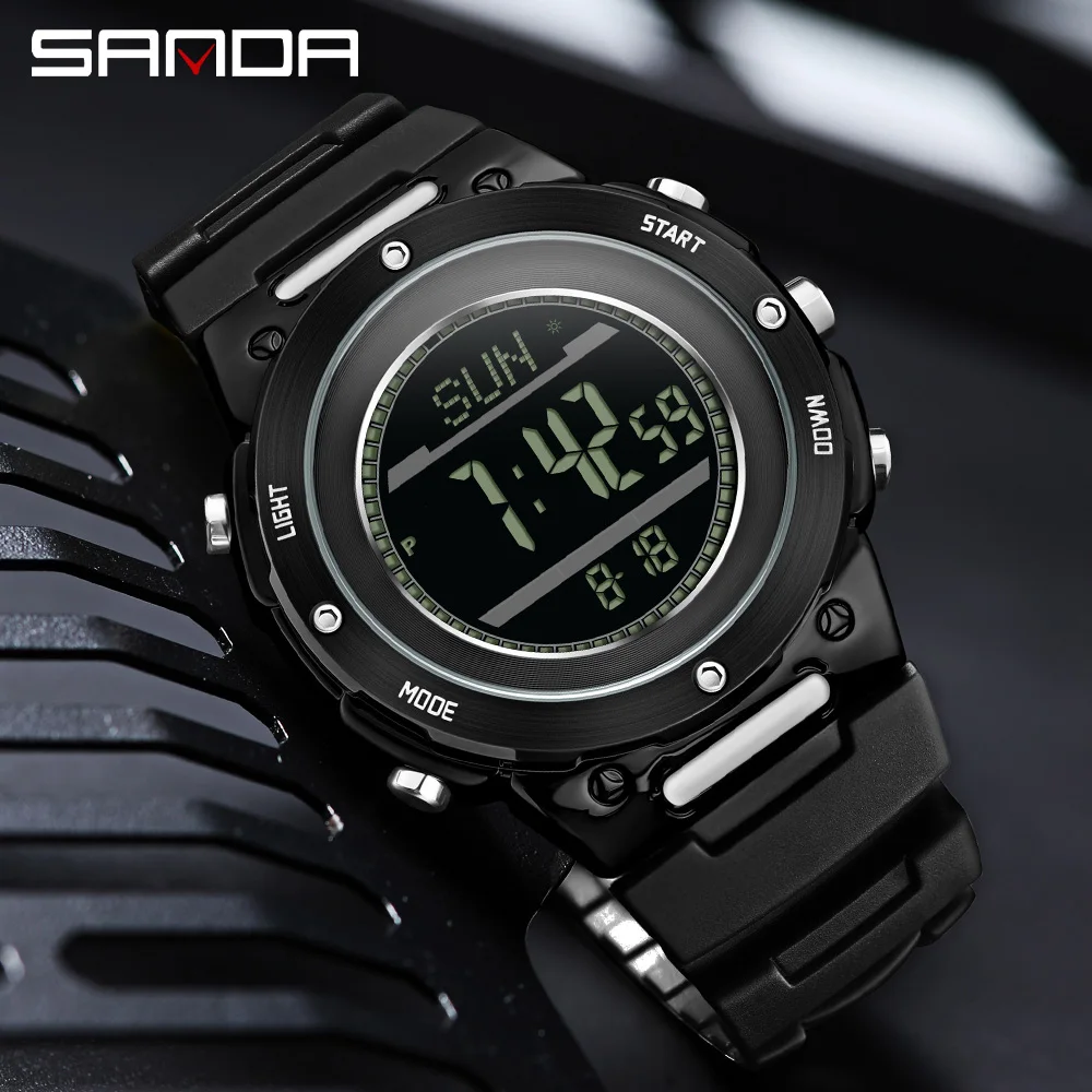 

SADNA 5107 Fashion Men's Electronic Digital Watch Sports Multi functional Waterproof LED Countdown Student Electronic Watch