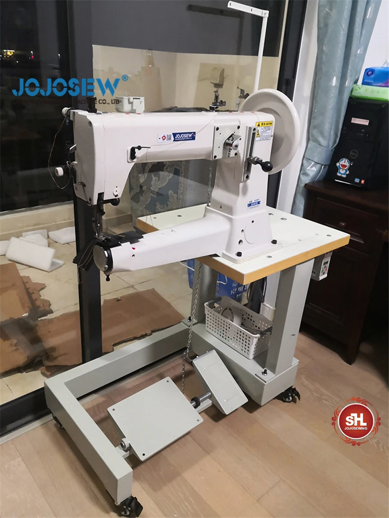 JS-441E JUKI 441 Shuttle Thick line Extra thick special material Flat wax line 16 strand line Integrated feeding sewing machine