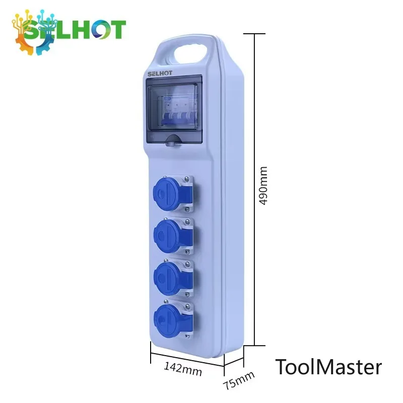 【2026】IP67 Rated Portable Junction Box Industrial Control 16A 32A Power Distribution Industrial Connectors Waterproof Socket Box