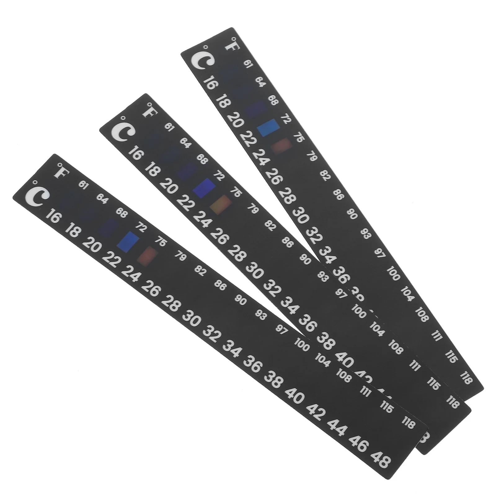 

3Pcs Fermentation Temperature Sticker Waterproof Adhesive Thermometer Strip for Wine Making Temperature Testing Tool