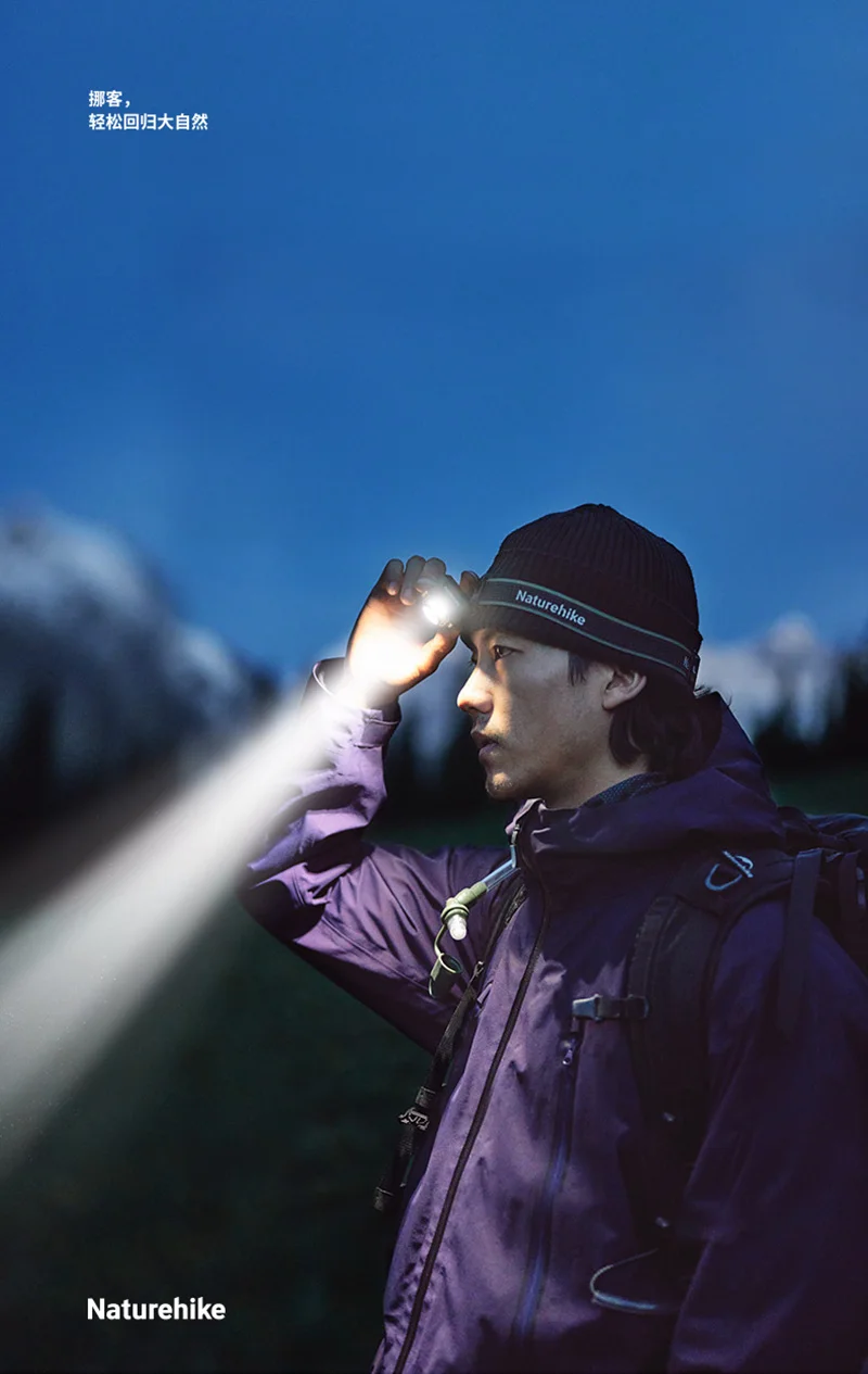 Naturehike Camping-Stirnlampe, intelligentes Induktions-LED-Licht, Outdoor-Wandern, wasserdicht, ultraleicht, verstellbares Kopfbandlicht – Detail 1
