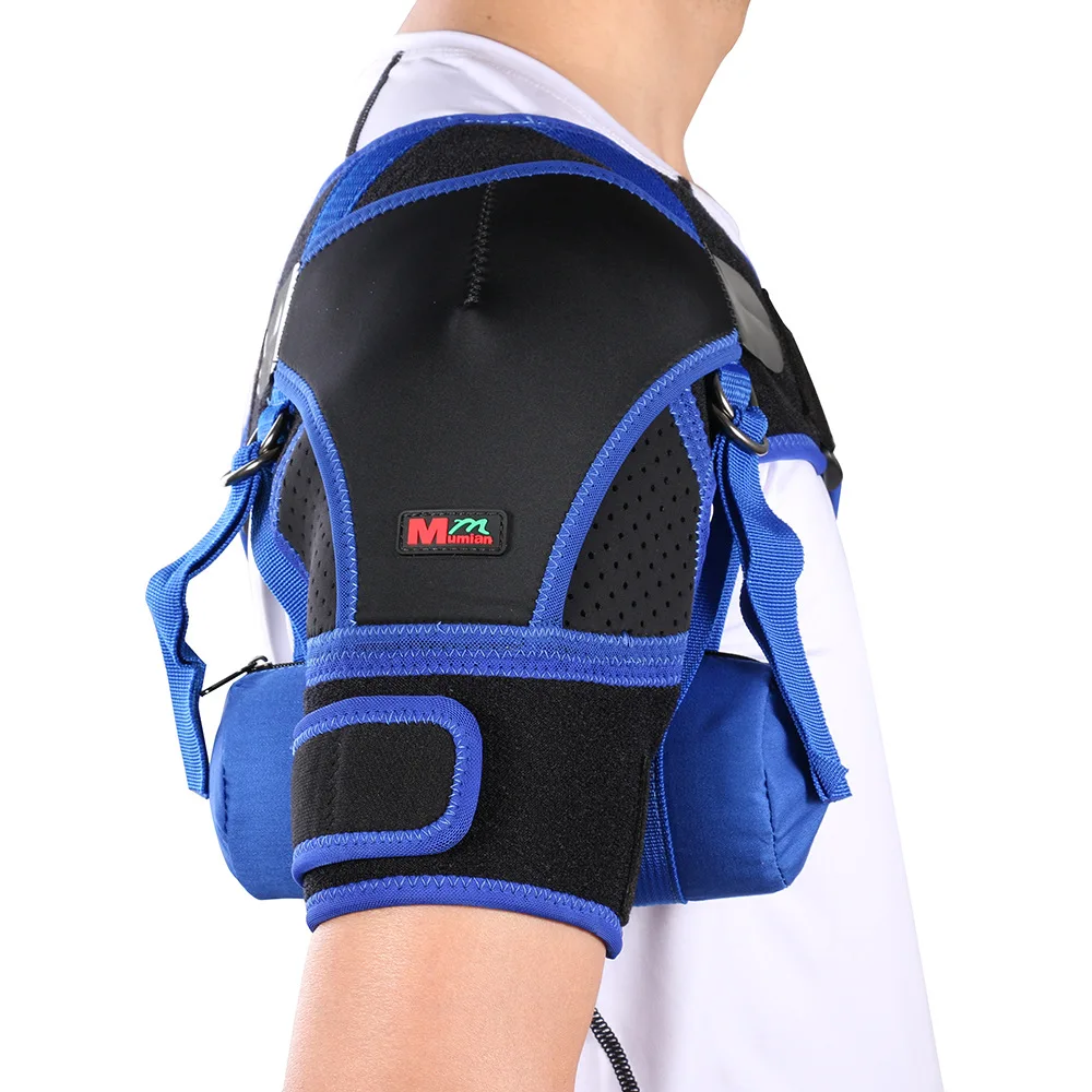 Breathable Shoulder Brace with Pressure Pad Neoprene Sleeve Ice Support Pain Shoulder Compression Air Bag Shoulder Protector