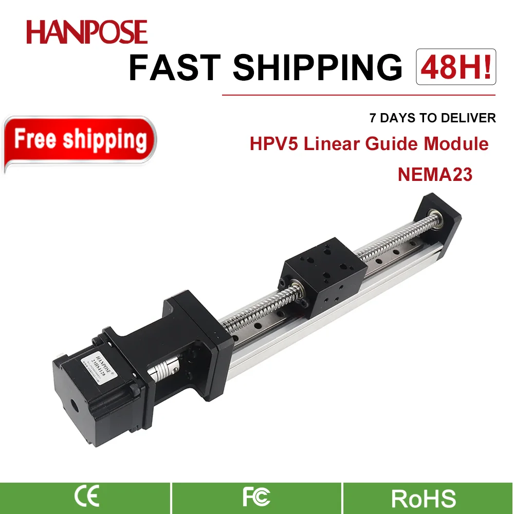 HPV5 Upgraded Version Mini Actuator Linear Module Ballscrew SFU1204 With NGM 42Motor NEMA23 NEAM17 Stepper Motor For 3D Printer