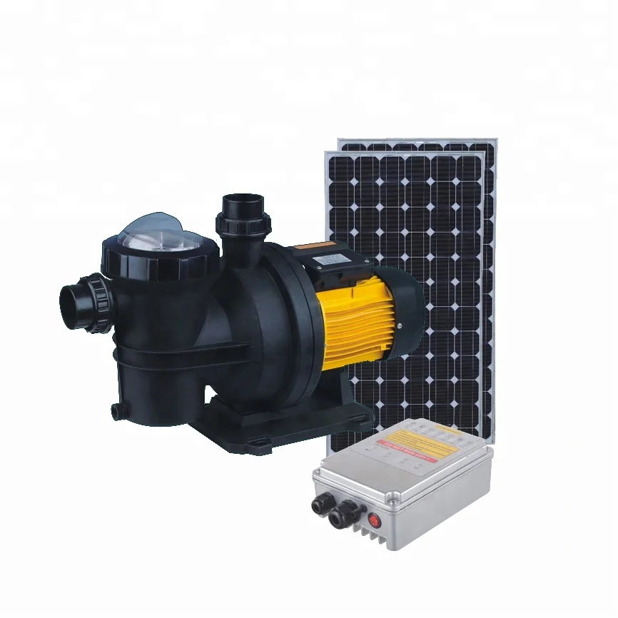JP21-19/900, 72V DC, 1,2 PS, 62ft, 92GPM Meerwasser-Solarbetriebene Schwimmbadpumpe mit MPPT-Controller