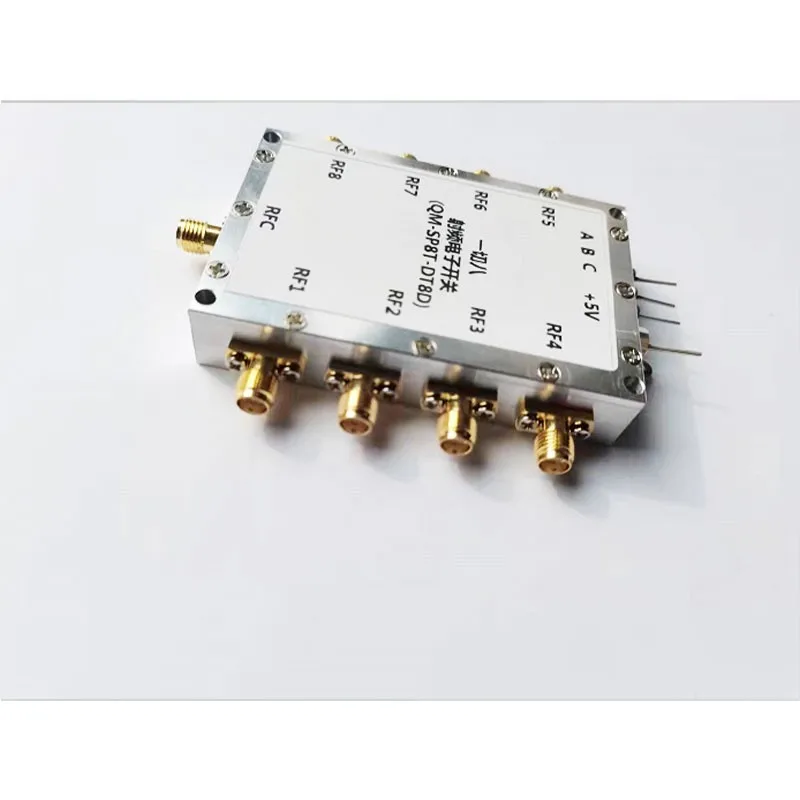 QM-SP8T-DT8D DC-8GHz SP8T RF Switch Microwave Switch Single-Pole Eight-Throw Switch Module