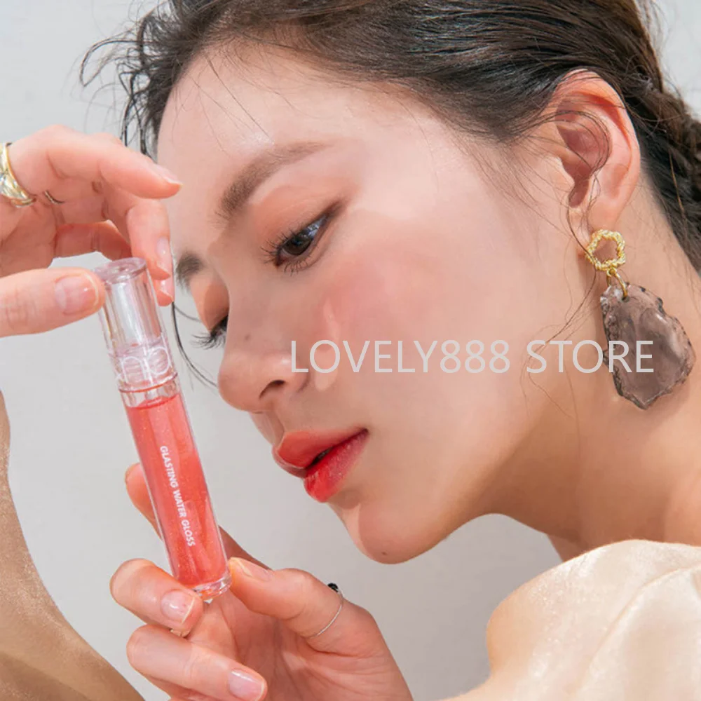 Romand Lip Gloss Glasting Water Tint Mirror Diamond Shining Lip Glaze Long-Lasting Waterproof Liquid Lipstick makeup Cosmetics