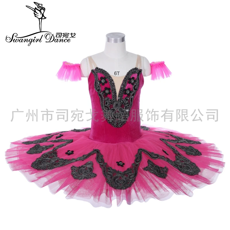 

Rose red Customized Classical Ballet Tutu Professional tutu ballet costumes performance tutu JY008B