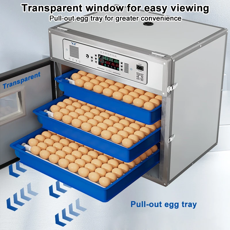 Industrial Automatic Large Incubator 80-240 Eggs Capacity Smart Hatching Machine Accurate for Chicken Duck High Hatching Rate