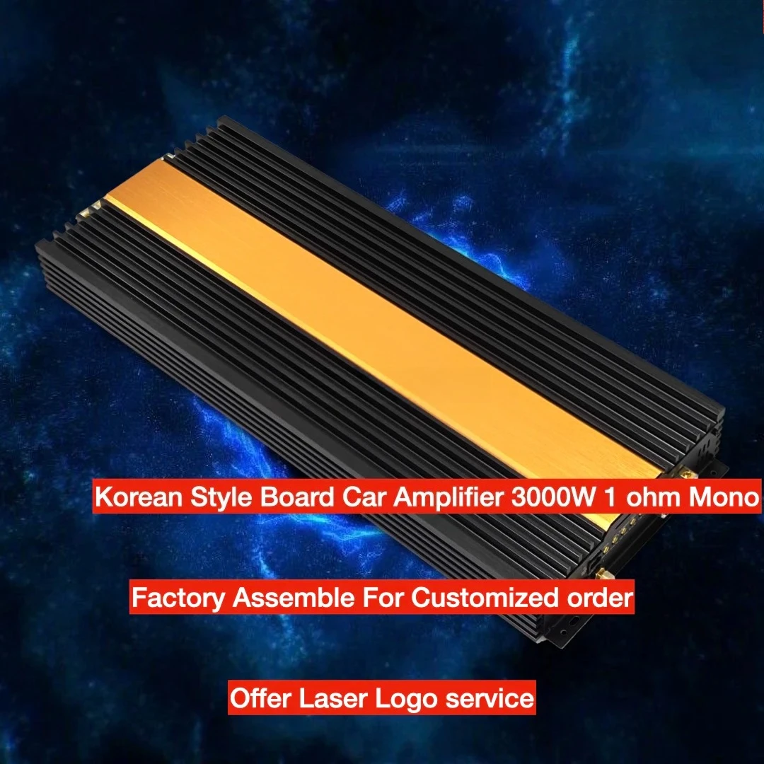 Korean Style PCB Board 3K Car SPL Subwoofer Amplifier RMS 3000W Class D Peak 6000W Strong Bass Car Amplifier Monoblock view 3