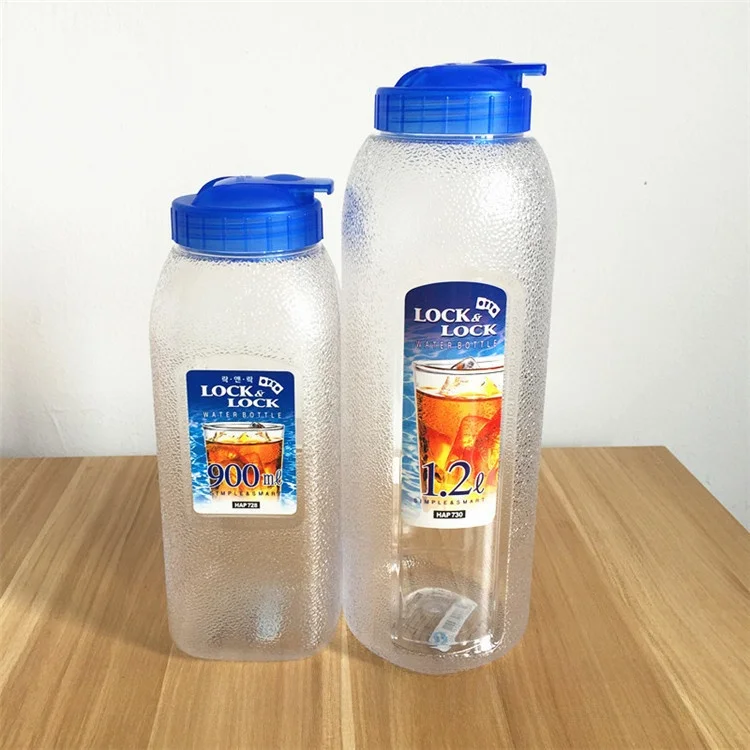 

Large Capaci Beverage Bottle Cold Water Pot Juice Cup Cooler 2L900ML Lo N Lo Plastic Drinkware from Mainland China