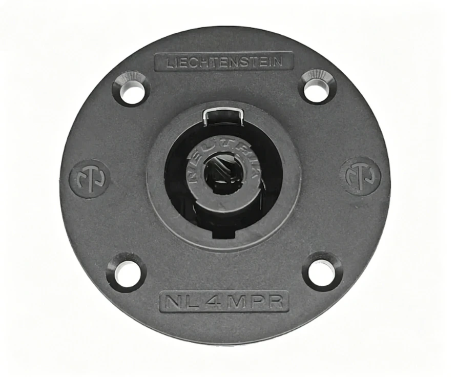 NEUTRIK speaker base NL4MPR round original four-core audio socket 4-core speaker socket