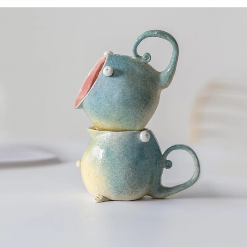 

Маленькая керамическая кружка Цзиндэчжэнь, индивидуальная пара чашек воды, чтобы подарить