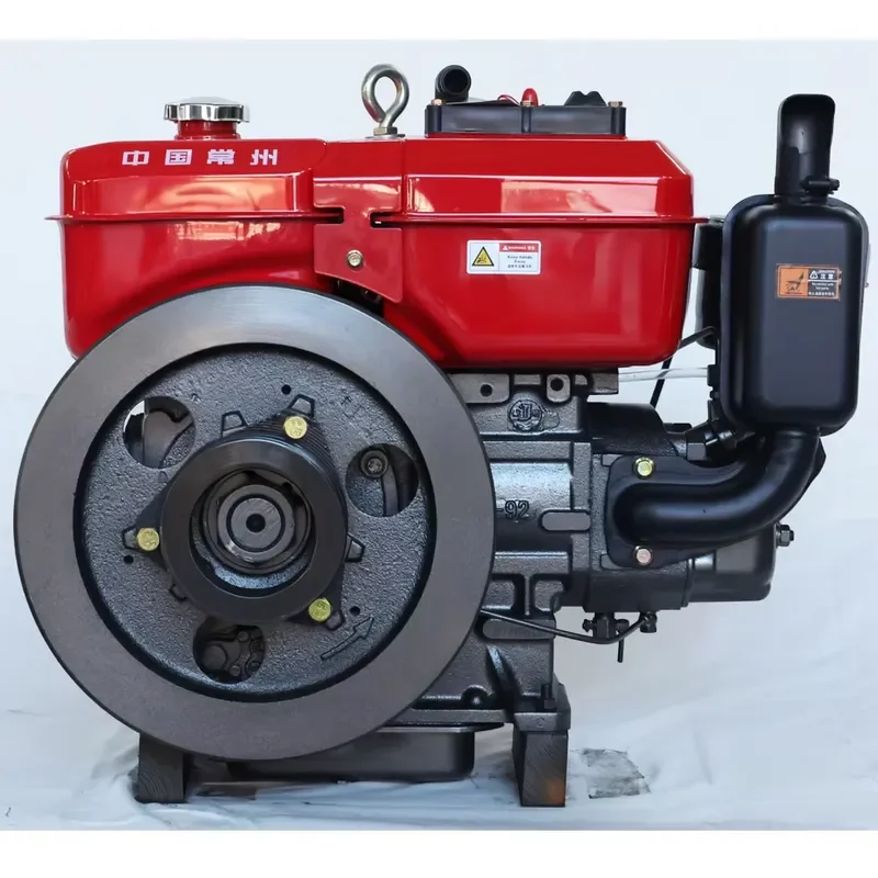 Exported Worldwide New 28HP 4-Stroke Water-Cooled Engine Electric Start Single Cylinder Bearing for Construction Boat