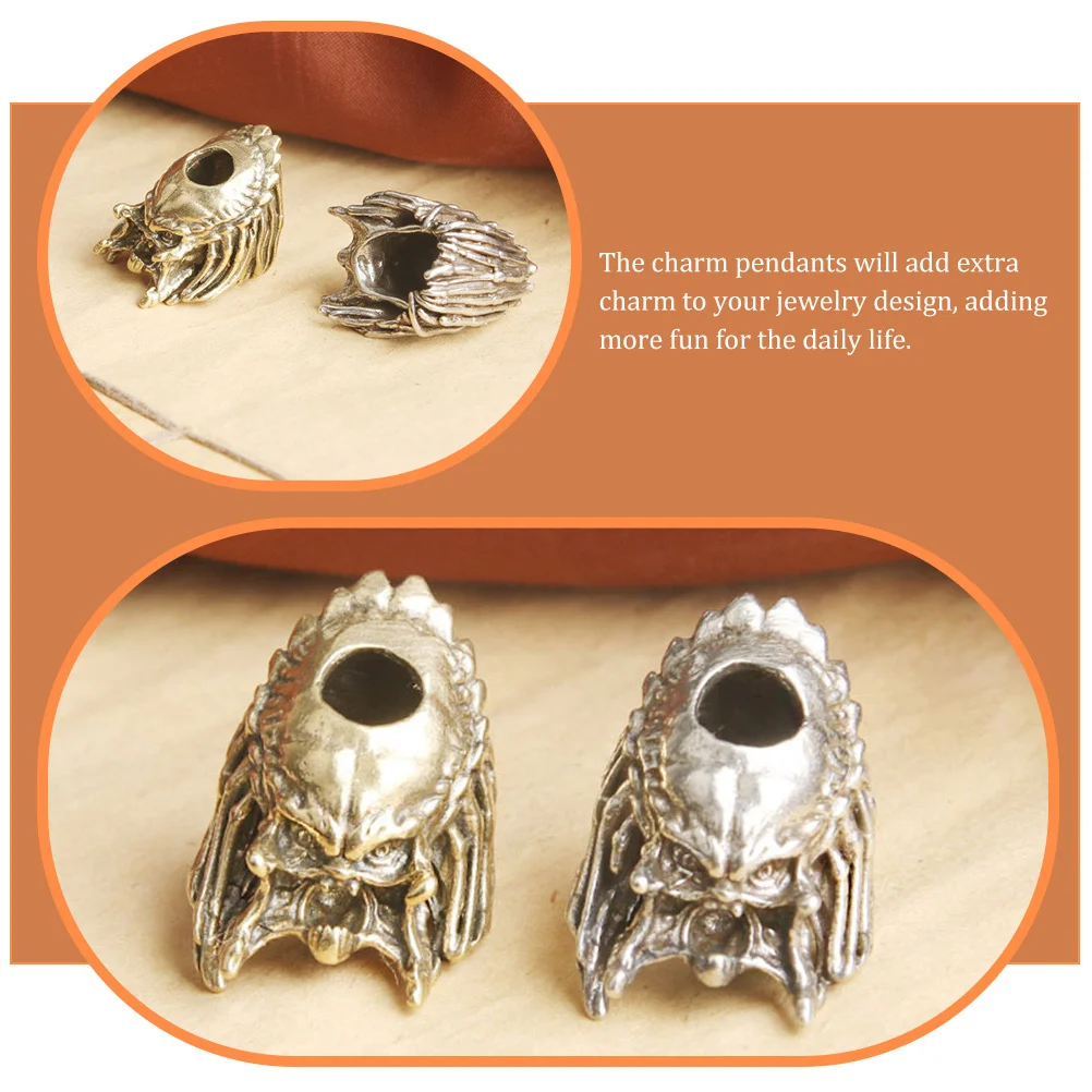 

2Pcs Copper Ancient Soldier Pendants DIY Keychain Necklace Crafts Hanging Vintage Charm for Jewelry Making Supplies