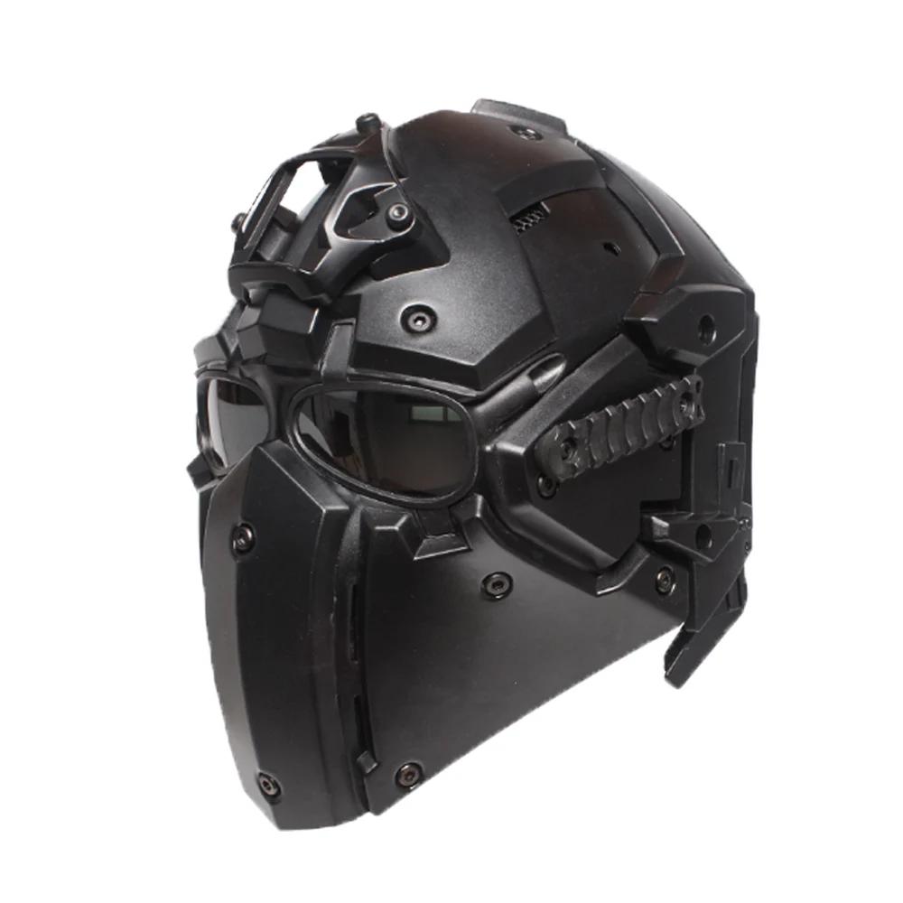 Tactical Helmet High Quality Protective Paintball Wargame Helmet Outdoor Airsoft Shooting Full Mask Protect FAST PC Helmet