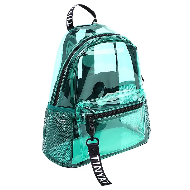 Summer Transparent Beach Backpack New fashionable women\'s jelly bag waterproof PVC backpacks travel bag for girl\'s bolsa mochila