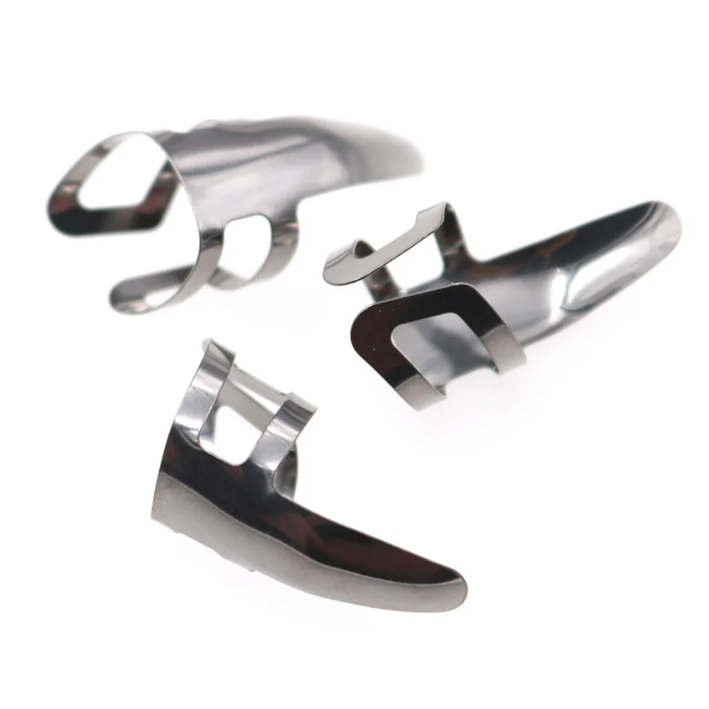 

9Pcs Adjustable Guitar Finger Picks Stainless Steel Durable Thumb Picks Finger Nail Plectrums for Bass Banjo Electric Guitar