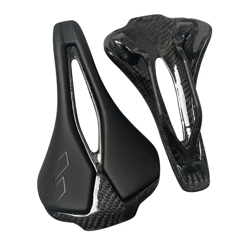 

Carbon Bike Saddle for MTB Road Bike 245*143mm Seat Bicycle 123g Ultralight Saddle Cushion Racing Bike Bicycle Parts Accessories