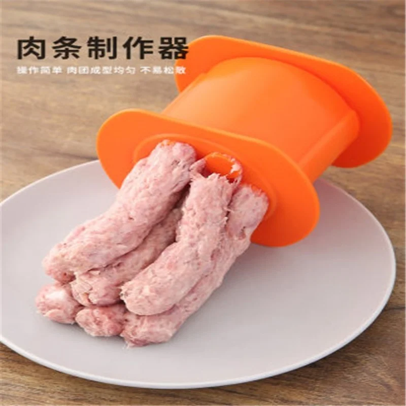 Hot Dog Maker Meat Squeezer Sausage Squeezer Meatball Rapid Prototyping Kitchen Extrusion DIY Gadget