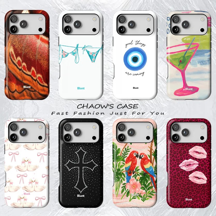 

Luxury Blunt Swan Bow Phone Case for iPhone 17 17e 16e 16 15 14 13 12 11 X XS XR XSMAX 7 8 Air Pro Max Plus Double-layer Cover