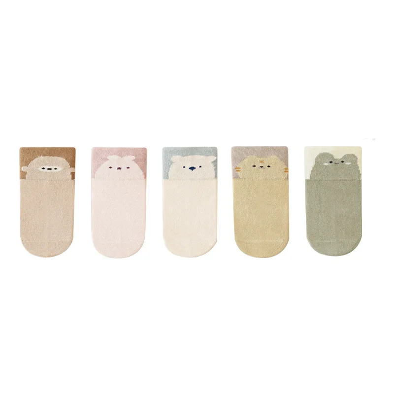 New Baby Sock Spring Summer Baby Floor Socks Newborn A-Class Cotton Socks Boneless Loose Mouth Mid Tube Socks