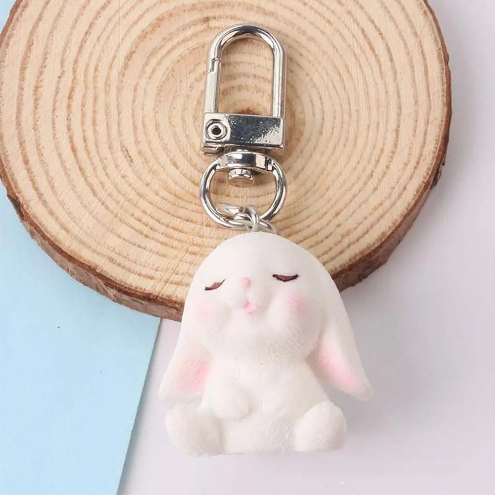 

Accessories Car Interior Accessories Bag Trinket Resin Rabbit Keyring Ornaments Rabbit Key Chain Key Rings Key Chain Pendant