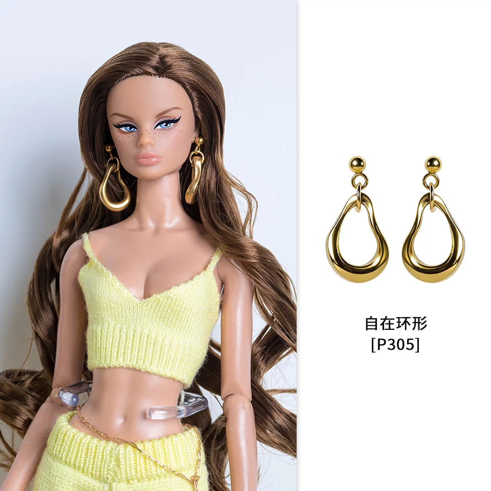 Xianxian Supermodel Doll Toy Earrings Accessorie Wandering Dreams Series Fashion Girl Doll Wearable Earring For 1/6 FR 30cm Doll