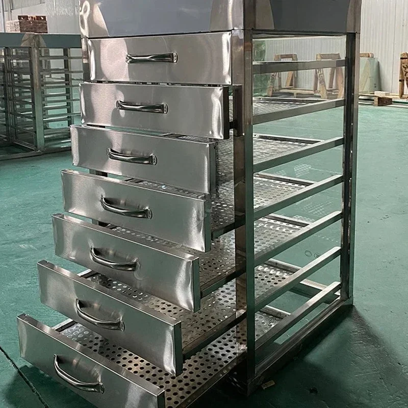 

Commercial Glass Steaming Cabinet Electric Steamer Desktop Large Capacity Thermal Insulation Steam Cabinet