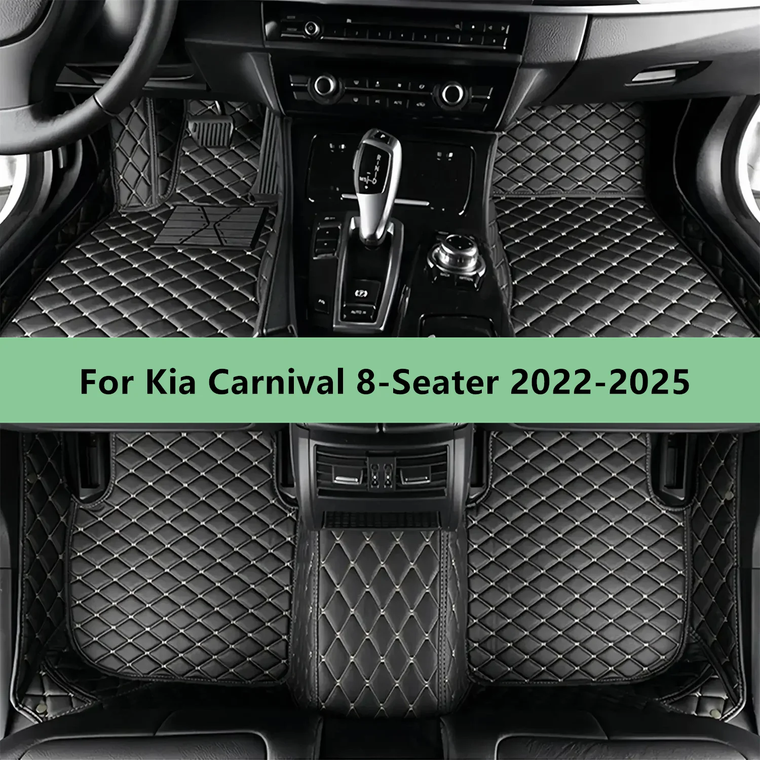 

Car Floor Mats For Kia Carnival 8-Seater 2022-2025 Floor Mats for Men Women Car Interior Accessories