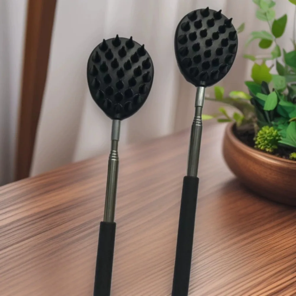 Durable Cactus Back Scratcher Massager Dual Spike Size Deep Itch Relief  Adjustable Long Stick Body MassaCge Tool for relaxation