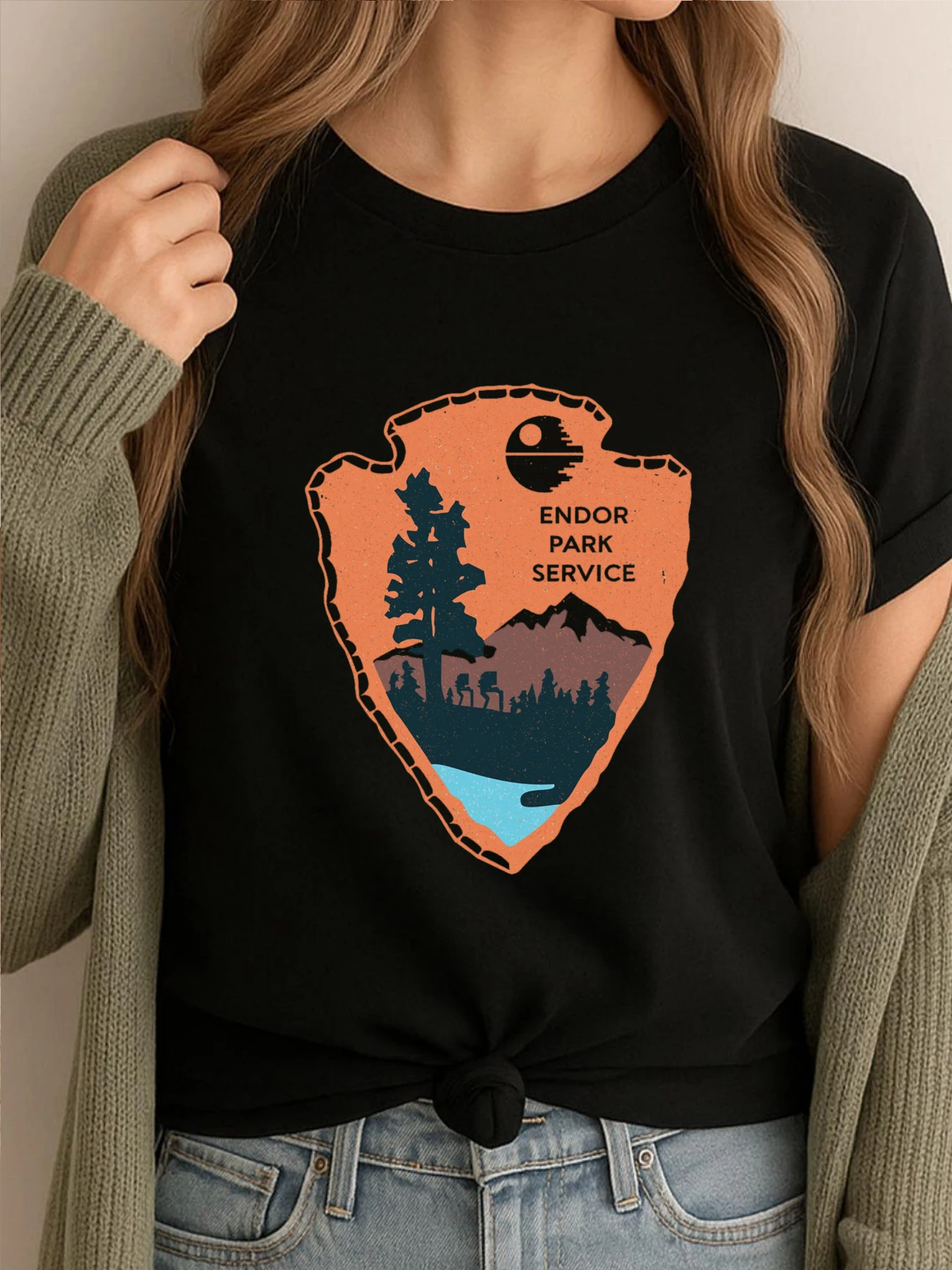 Neueste Grafik T-shirt Planetary Park Abzeichen Lustige Hemd Baumwolle Bequeme T Shirt Männer Retro T-shirts Klassische Tops