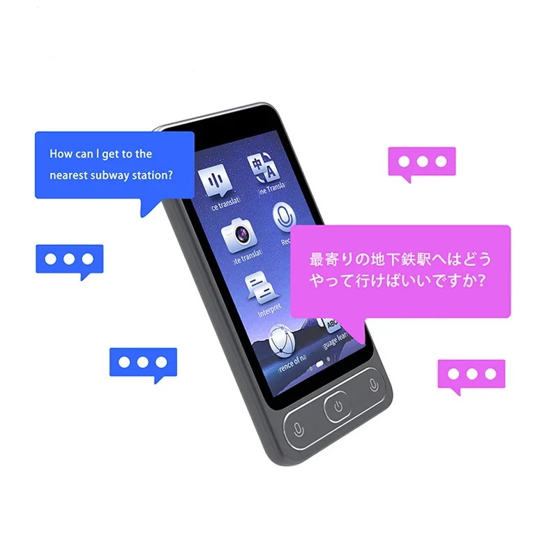 2026 In stock In stock Wholesale Tr10 138 Languages Real Time Translator Portable Voice Translator Device HD Touch Screen Photo