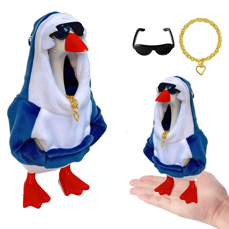 Garden ornaments goose animal costume hoodie7inchporch rabbit costume（No ornaments included）